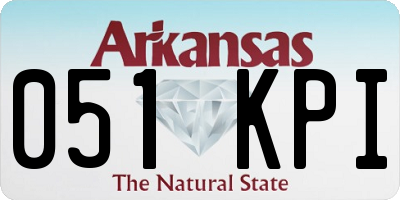 AR license plate 051KPI