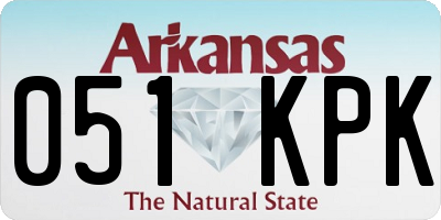 AR license plate 051KPK