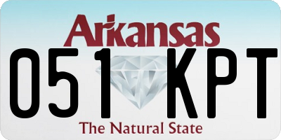 AR license plate 051KPT