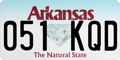 AR license plate 051KQD