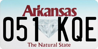 AR license plate 051KQE