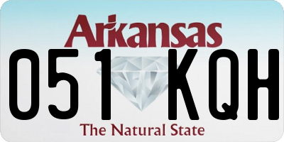 AR license plate 051KQH