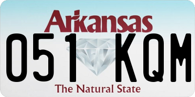 AR license plate 051KQM