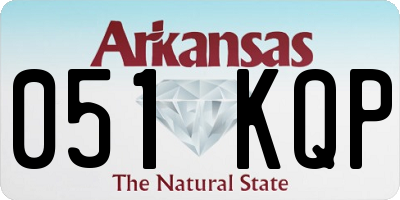 AR license plate 051KQP