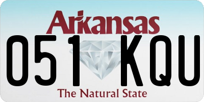 AR license plate 051KQU