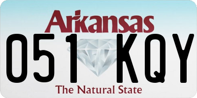 AR license plate 051KQY