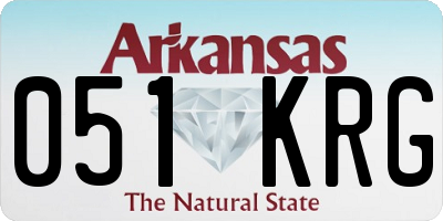 AR license plate 051KRG