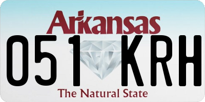 AR license plate 051KRH