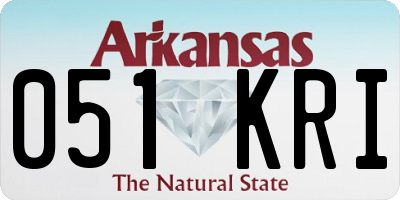 AR license plate 051KRI