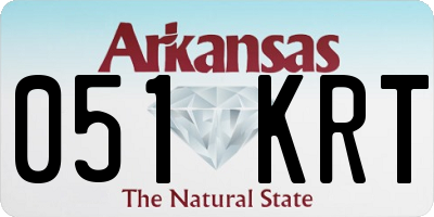 AR license plate 051KRT