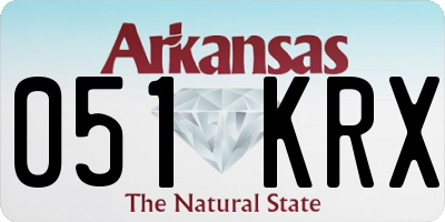 AR license plate 051KRX