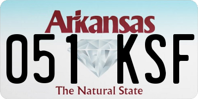 AR license plate 051KSF