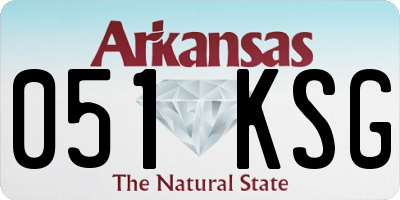 AR license plate 051KSG