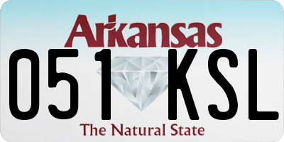 AR license plate 051KSL