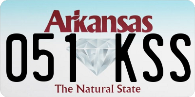 AR license plate 051KSS