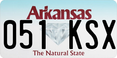 AR license plate 051KSX