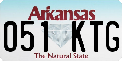 AR license plate 051KTG