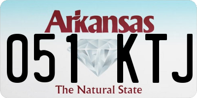 AR license plate 051KTJ