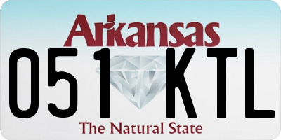AR license plate 051KTL