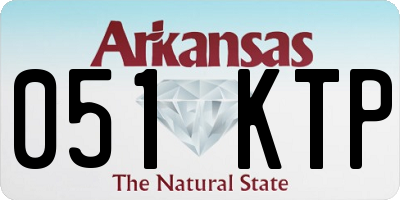 AR license plate 051KTP