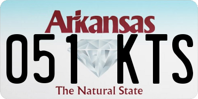 AR license plate 051KTS