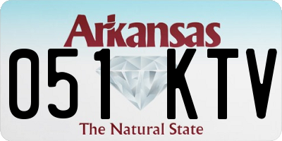 AR license plate 051KTV