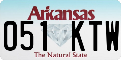 AR license plate 051KTW