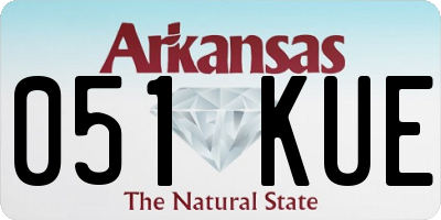 AR license plate 051KUE