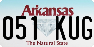 AR license plate 051KUG