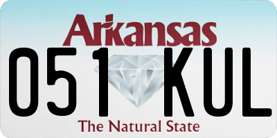 AR license plate 051KUL