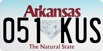 AR license plate 051KUS