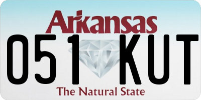 AR license plate 051KUT