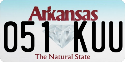 AR license plate 051KUU