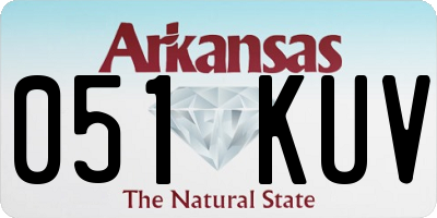 AR license plate 051KUV