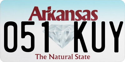 AR license plate 051KUY
