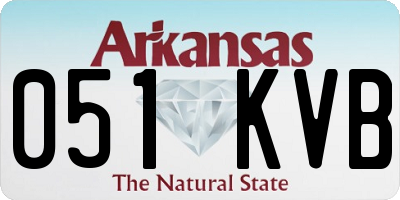 AR license plate 051KVB