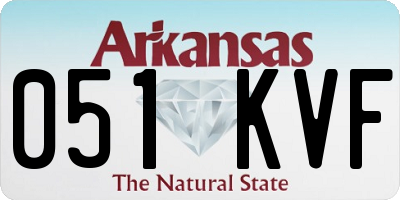 AR license plate 051KVF