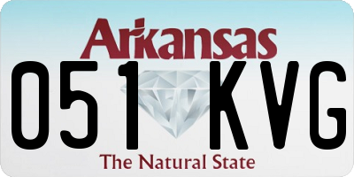 AR license plate 051KVG