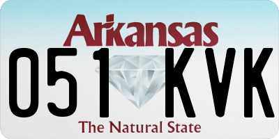 AR license plate 051KVK