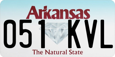 AR license plate 051KVL