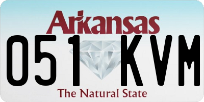 AR license plate 051KVM