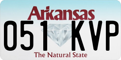 AR license plate 051KVP