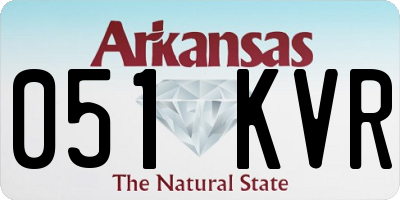 AR license plate 051KVR