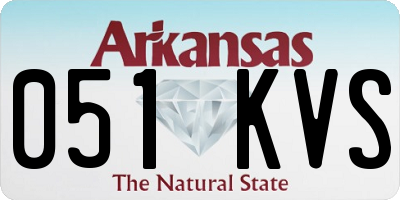 AR license plate 051KVS