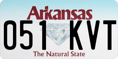 AR license plate 051KVT