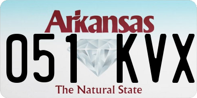 AR license plate 051KVX