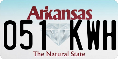 AR license plate 051KWH