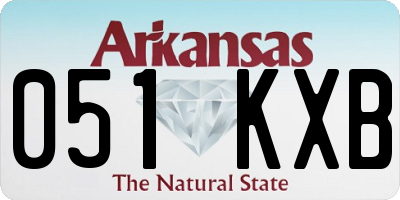 AR license plate 051KXB
