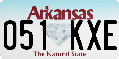 AR license plate 051KXE