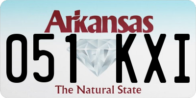 AR license plate 051KXI